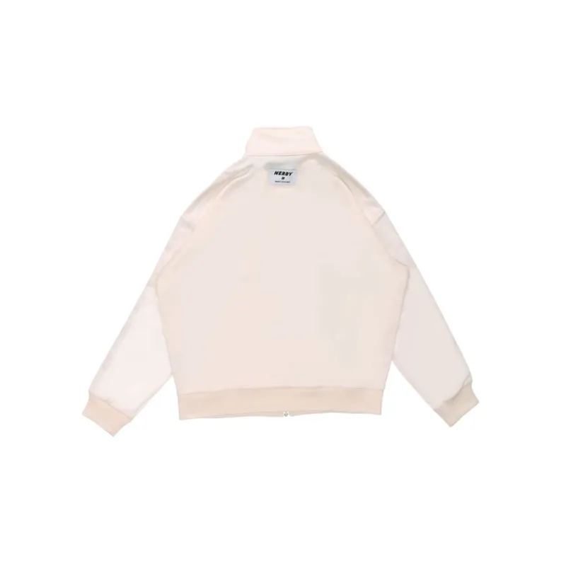 NERDY SS21 Loose Fit Jacket Unisex Ecru-1