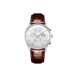 RGA1699-White Case White Dial Brown Leather Strap
