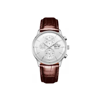 REEF TIGER Automatic Mechanical Movement Watch Men's Watches White Dial