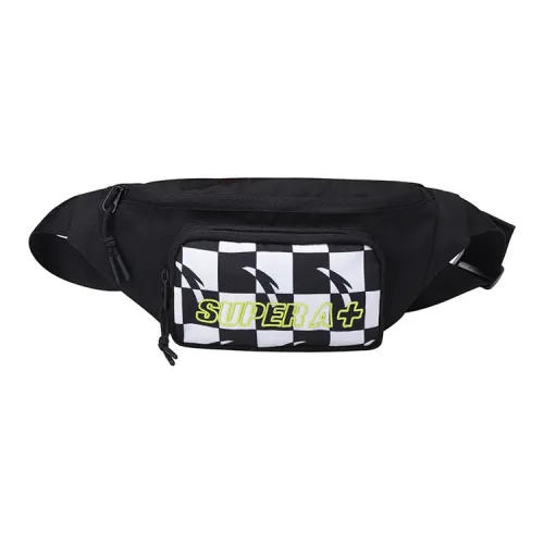 Anta Fabric Sling Bag Crossbody Bag Fanny Pack Unisex Black