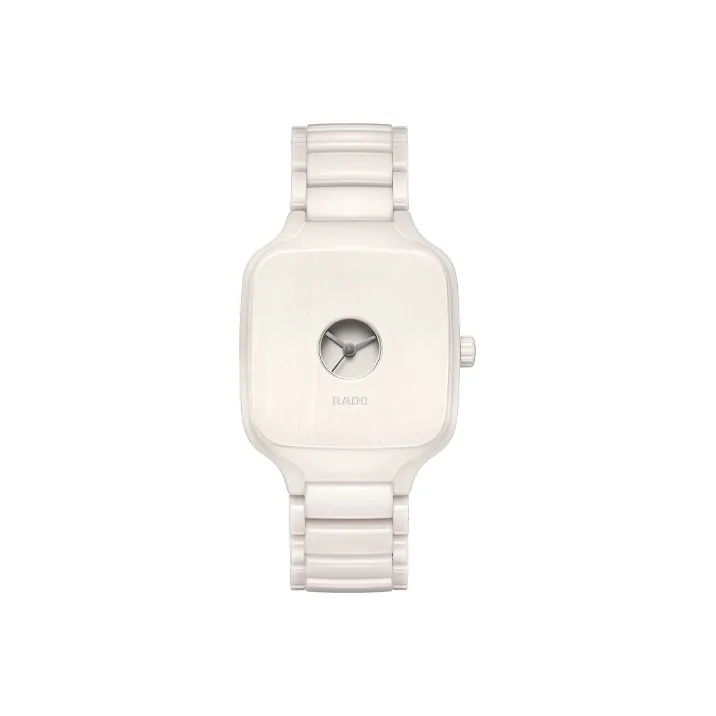 RADO Realme Collection Automatic Mechanical Movement Unisex Watch 38mm White Dial Ceramic Watch Case R27076012-0