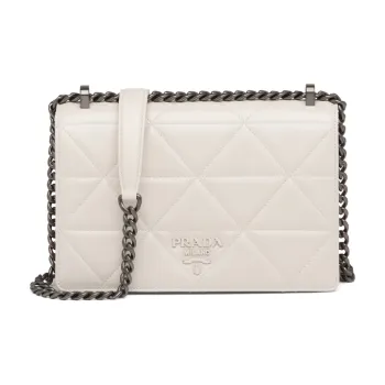 PRADA Spectrum Soft Sheepskin Leather Shoulder Bag Women's