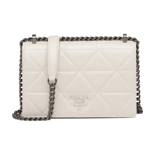 PRADA Spectrum Soft Sheepskin Leather Shoulder Bag Women's