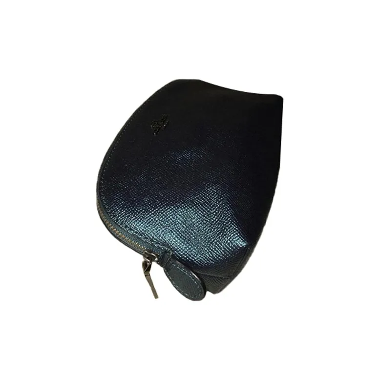 COACH Cosmetic Makeup Bags Peacock Blue-4