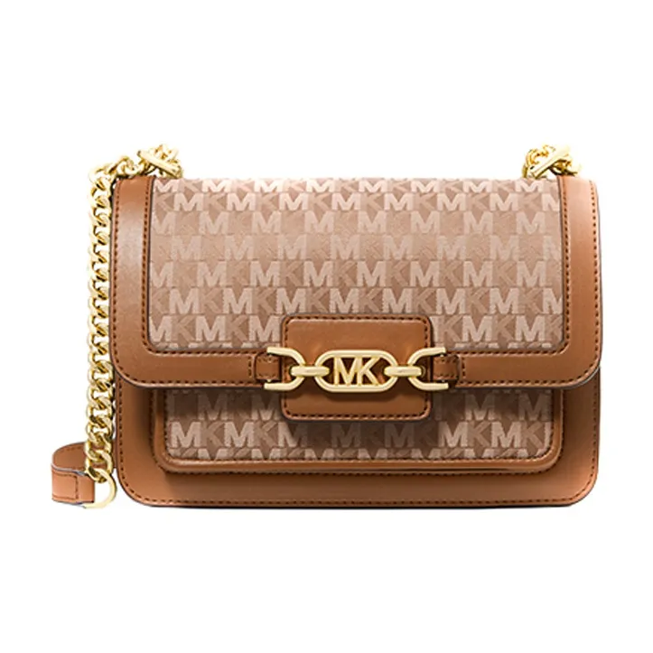 MICHAEL KORS Fabric Shoulder Bag Crossbody Bag Flap Bag Women's Brown-0