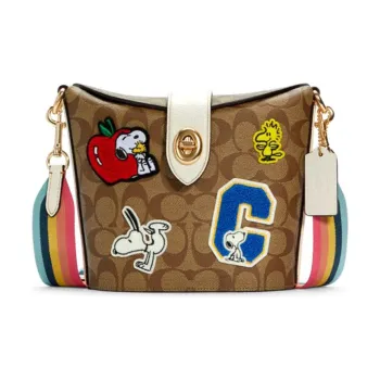 Peanuts X Snoopy X COACH Addie Crossbody Bags