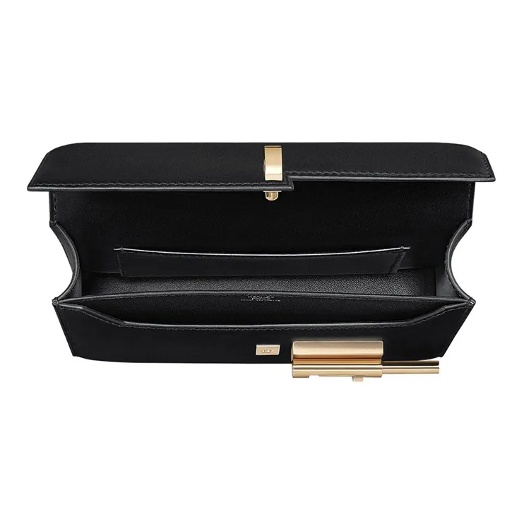 HERMES Verrou Allegro Calfskin Handgun Bag Shoulder Bag Crossbody Bag Mini Women's Noir Black-2