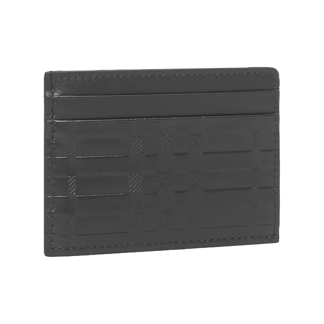 Burberry Leather Card Holder Men's Black-1