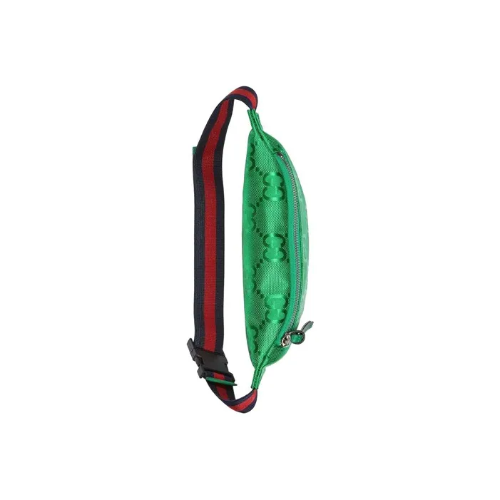 GUCCI Off The Grid Nylon With Leather Fanny Pack Sling Bags Kids' Bags Kids' Green-6