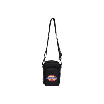 Dickies Polyester Messenger Bag, Crossbody Bag, Shoulder Bag Unisex Black White Checkerboard
