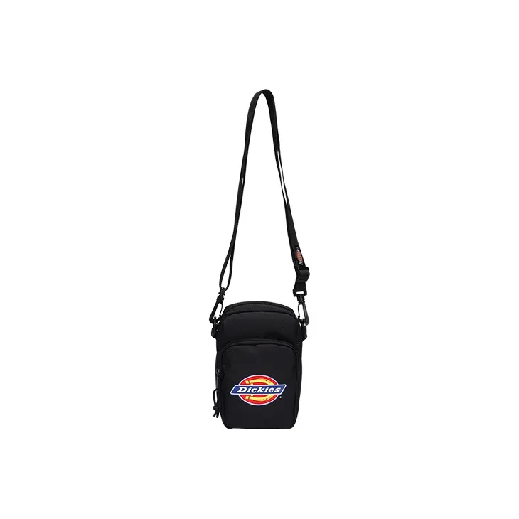 Dickies Polyester Messenger Bag, Crossbody Bag, Shoulder Bag Unisex Black White Checkerboard-0