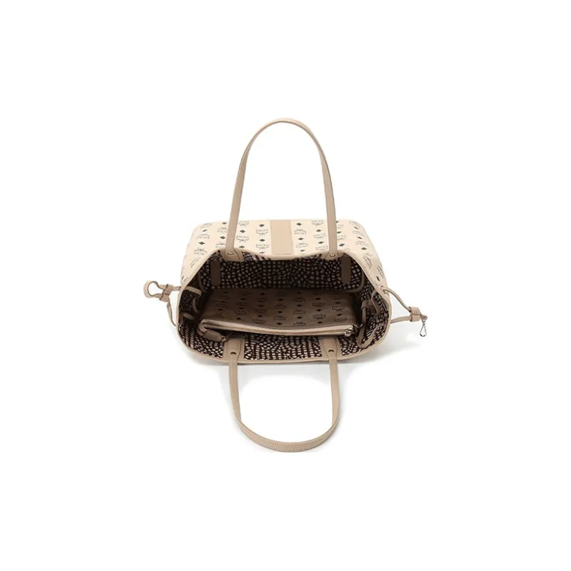 MCM Liz Visetos Artificial Leather Combo Bag, Tote Bag, Shopping Bag, Shoulder Bag Medium Size Women's-6