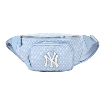 MLB Monogram Collection Nylon Shoulder Bag Crossbody Bag Fanny Pack Regular Unisex Haze Blue