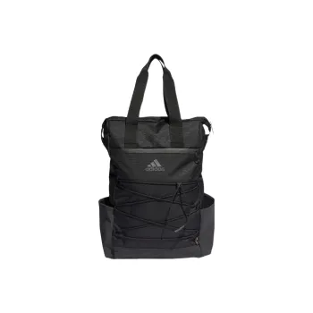 Adidas Polyester Handbag, Tote Bag, Shopping Bag, Backpack Regular Unisex Pure Black