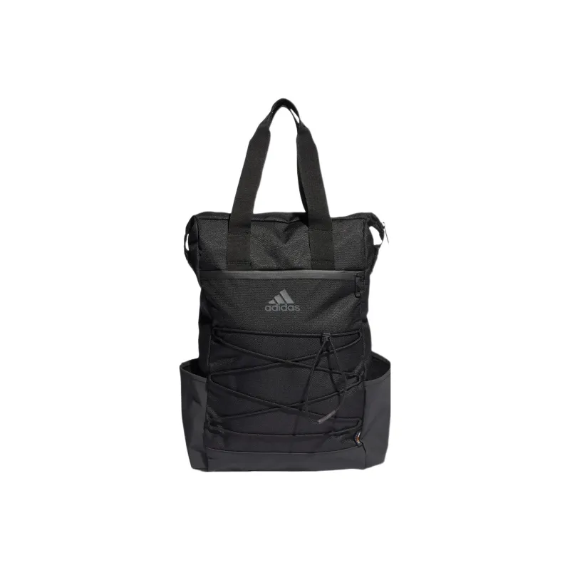 Adidas Polyester Handbag, Tote Bag, Shopping Bag, Backpack Regular Unisex Pure Black-0