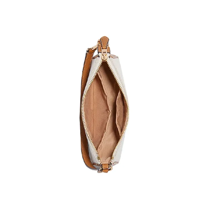 COACH Nolita Fabric With Cow Leather Pochette, Shoulder Bag, Clutch, Wrist Bag Small Size Women's Ecru-2