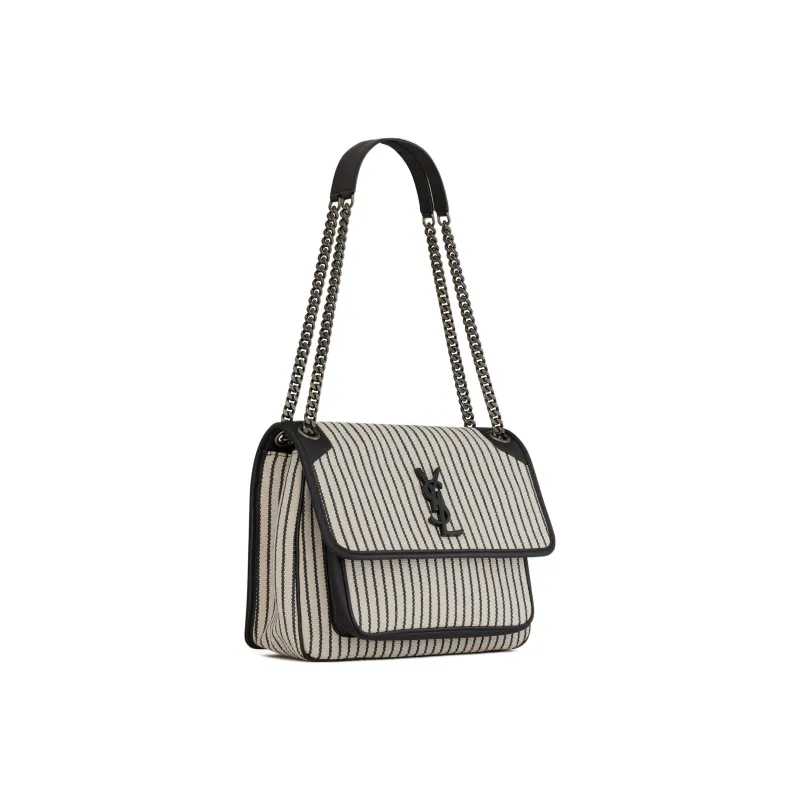 SAINT LAURENT Cotton, Polyester Hobo Bag, Crossbody Bag, Shoulder Bag Women's-1
