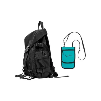 MYEDITION Oxford Backpack Regular Unisex Black