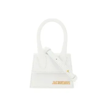 Jacquemus Le Chiquito Leather Shoulder Bags Handbags Women's White