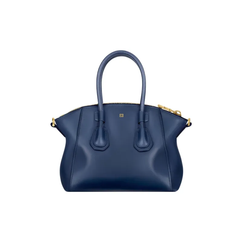 GIVENCHY Antigona Smooth Calf Leather Handbag Shoulder Bag Crossbody Bag Mini Women's Navy-5
