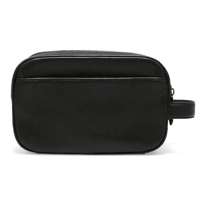 COACH Leather Clutch Men's Black-2