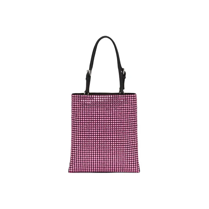 PRADA Nylon Handbag Regular Women's Pink-4