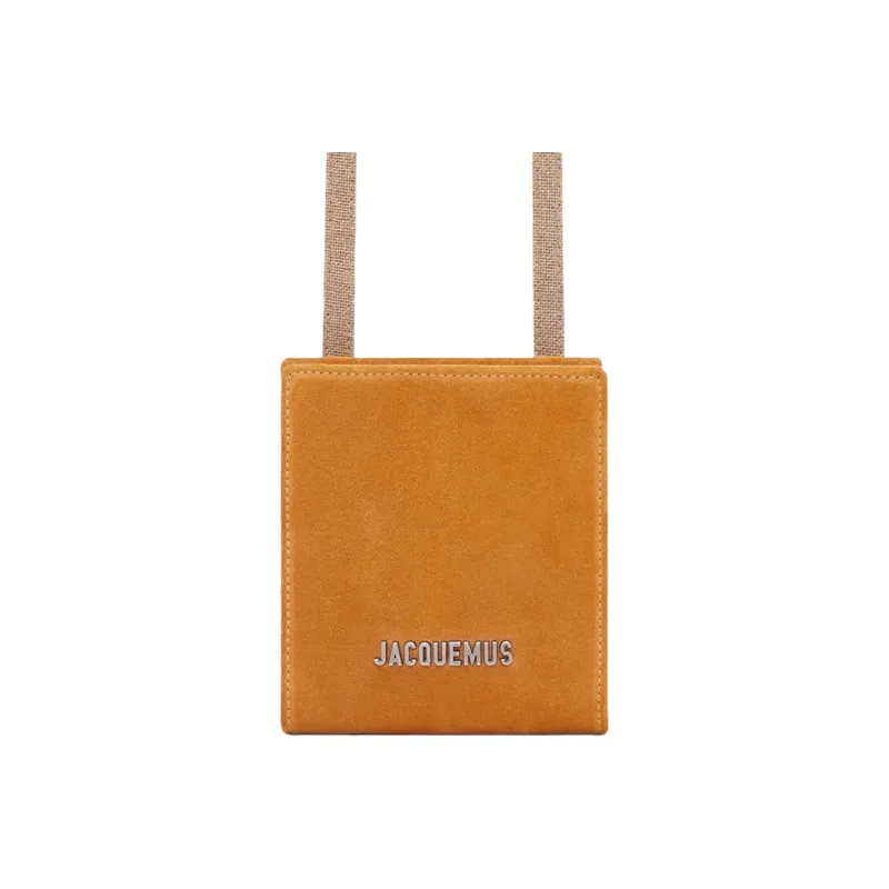 Jacquemus Leather Wallet Men's Yellow-0