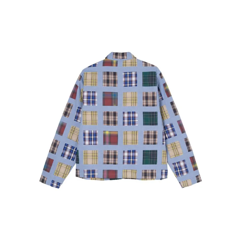 Stussy Madras Patchwork Zip Jacket-1
