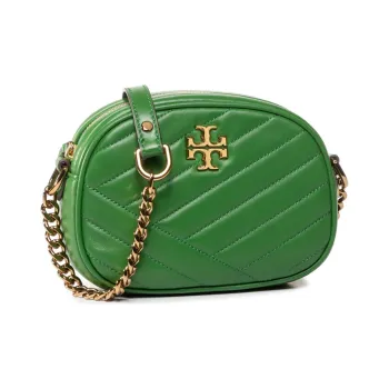 TORY BURCH Kira Sheepskin Camera Bag Small Square Bag Shoulder Bag Women's Green