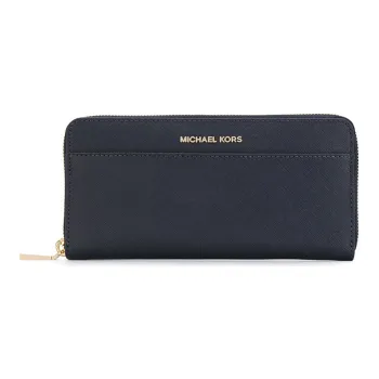 MICHAEL KORS MICHAEL KORS Luggage Collection Cow Leather Clutches Wallets Regular Women's Blue