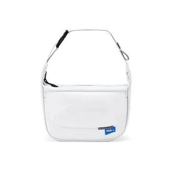 Subcrew Polyester Messenger Bag Shoulder Bag Crossbody Bag Medium Size Unisex Black/White/Gray