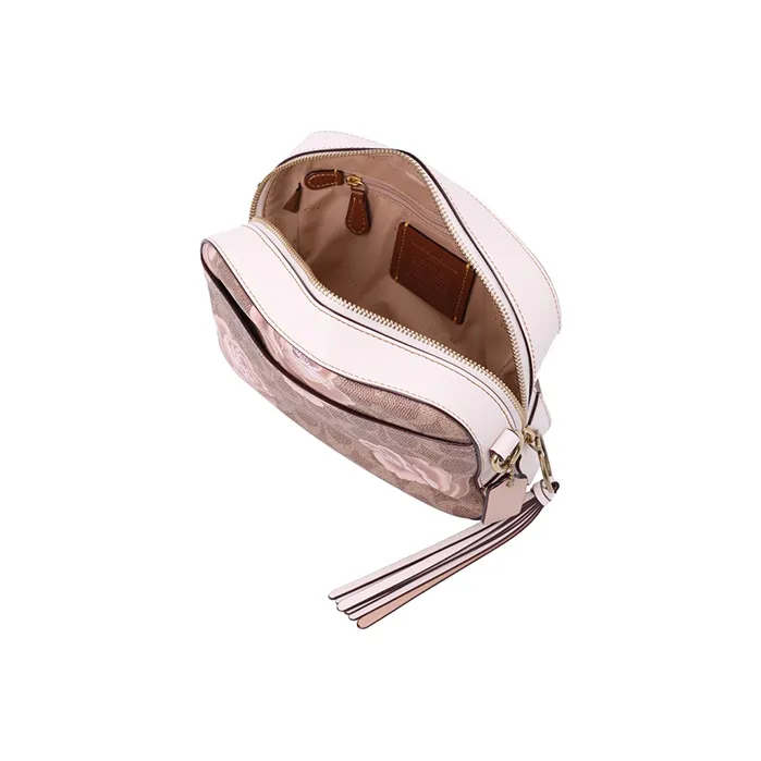 COACH Camera Coated Canvas Shoulder Bag, Crossbody Bag, Camera Bag Small Size Women's-3