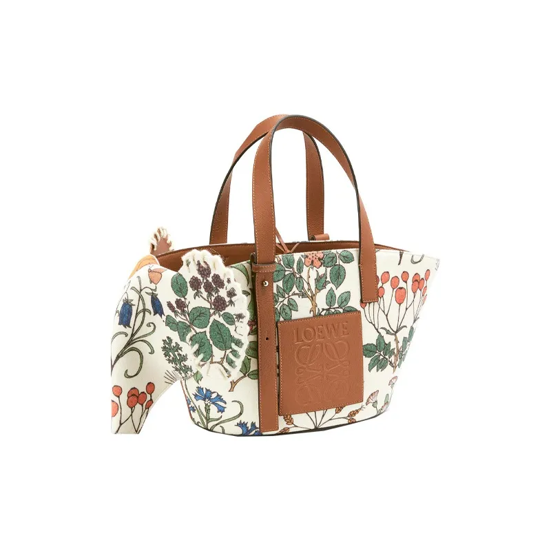 LOEWE Elephant Basket Handbags-1