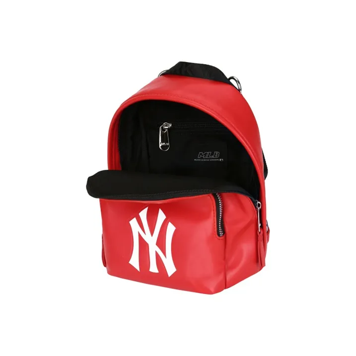MLB New York Yankees Cotton Double Shoulder Crossbody Bag Regular Unisex Red-2