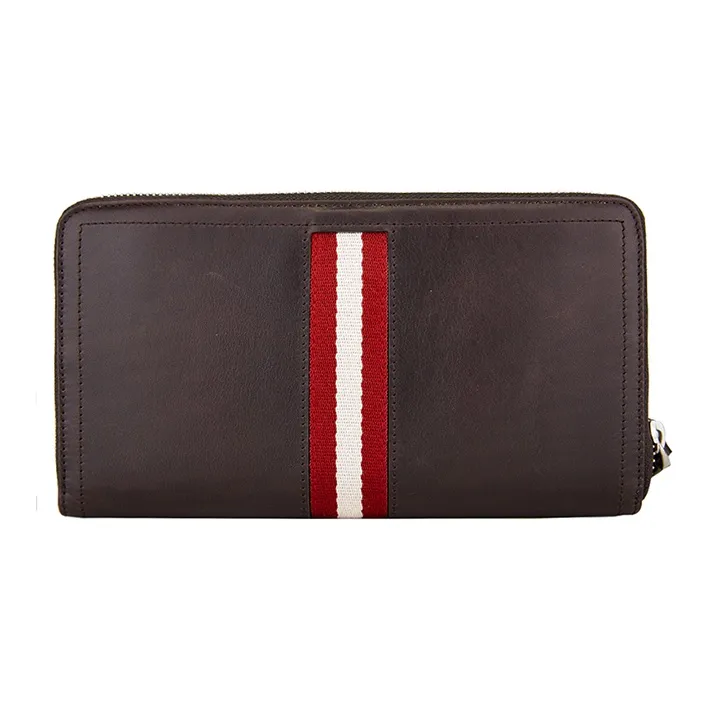 BALLY Cow Leather 3 in 1 Wallet Regular Men's Brown-3