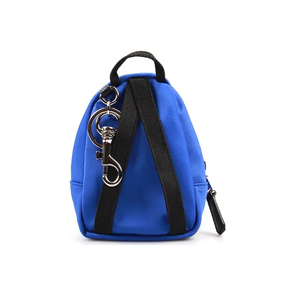 VERSACE Nylon Key Pouch Coin Purse Unisex Blue-2