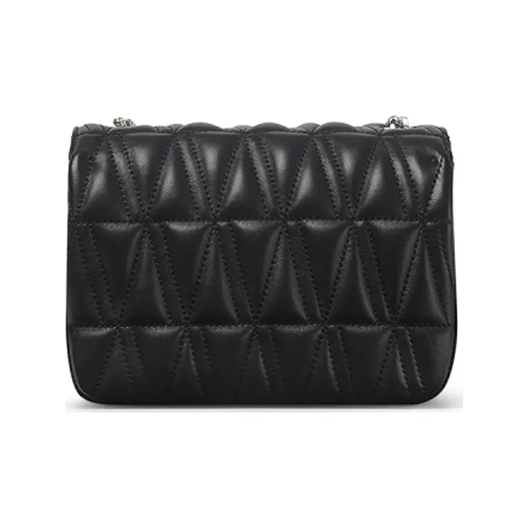 VERSACE Virtus Leather Evening Party Bag Shoulder Bag Crossbody Bag Women's Black-2