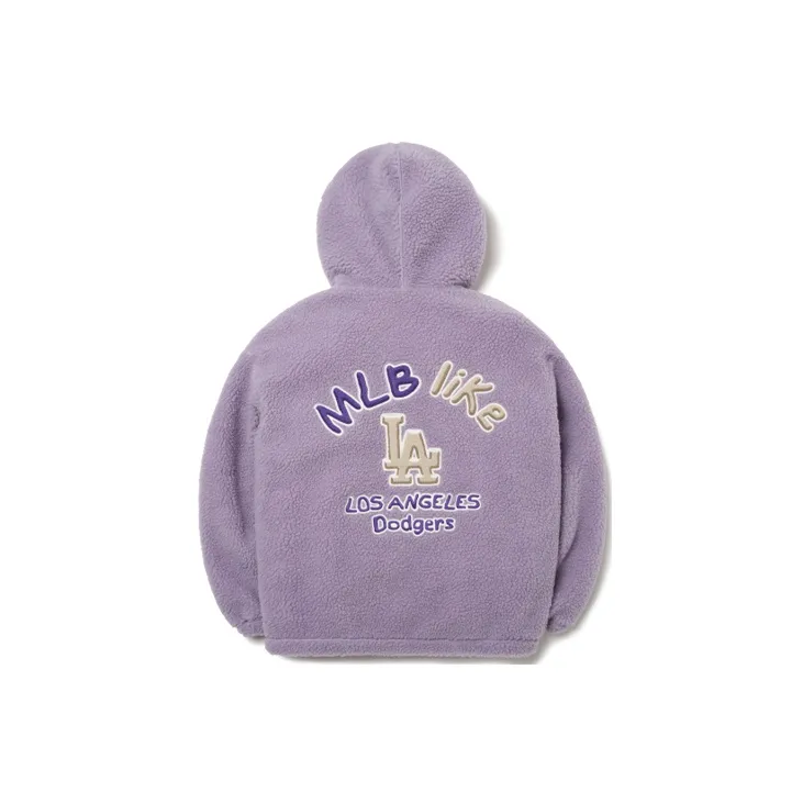 MLB Velvet Jackets Unisex Taro Purple-1