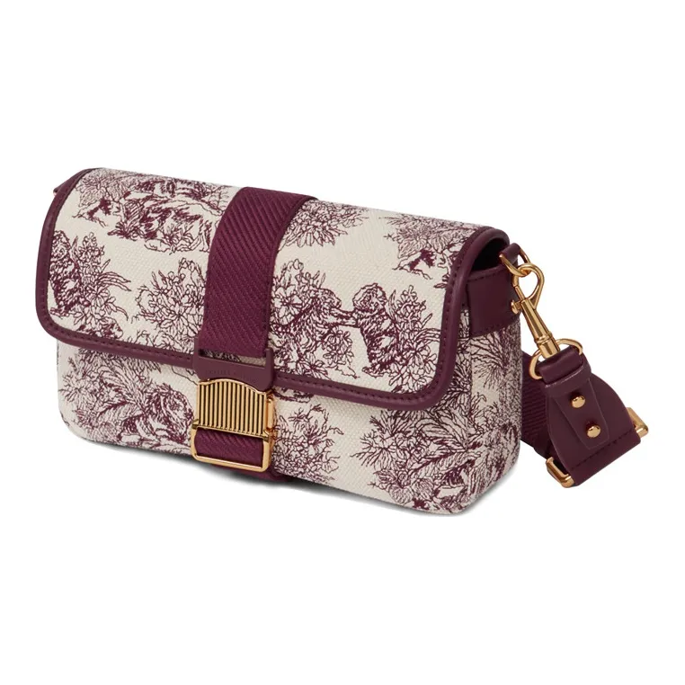 CHARLES&KEITH Embroidery Small Square Bag Shoulder Bag Regular Women's Multicolor-6