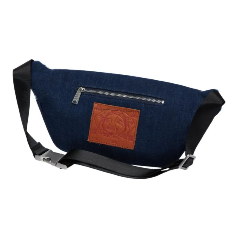 EVISU Denim Fanny Pack Regular Men's Blue-1
