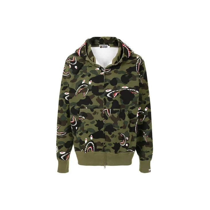 Bape Shark 1St Camo Shark Full Zip Hoodie SS23-1