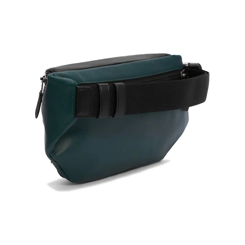 COACH Track Calfskin Crossbody Fanny Pack Large Size Men's Blue & Green-1