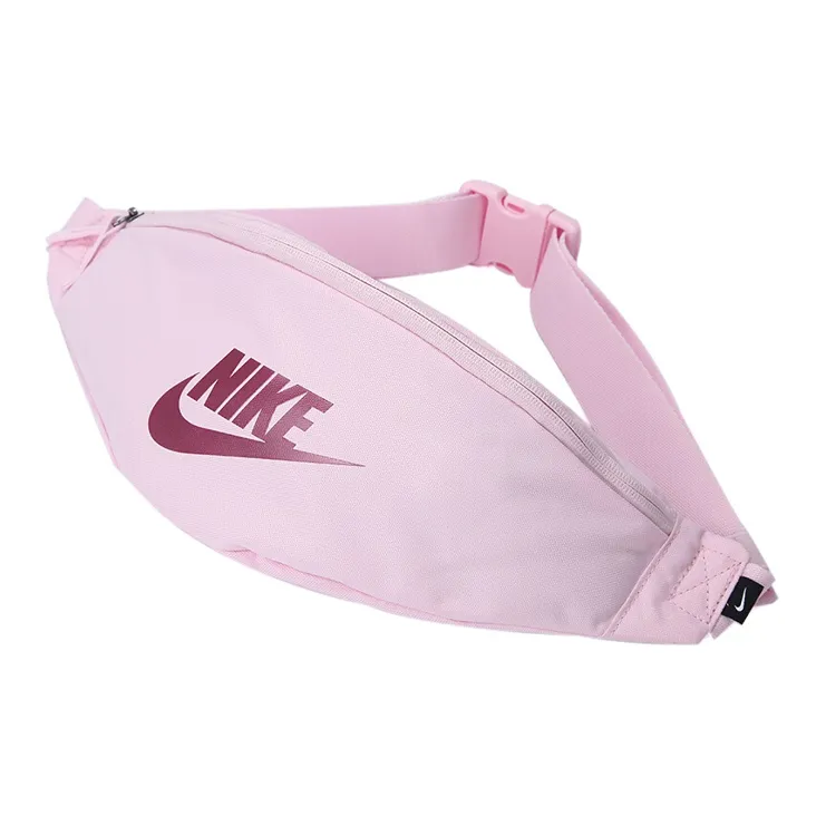 Nike Heritage Polyester Crossbody Bag Sling Bag Fanny Pack Small Size Unisex Berry Pink-1