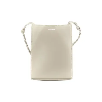 JIL SANDER Calfskin With Lambskin Crossbody Bag Unisex