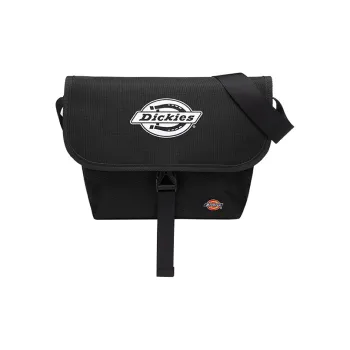 Dickies Polyester Messenger Bag Shoulder Bag Crossbody Bag Medium Size Unisex Black