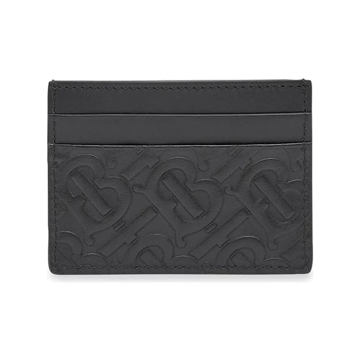 Burberry Leather Card Holder Unisex Black-1