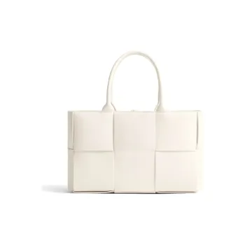 Bottega Veneta Cow Leather Handbag Women's White