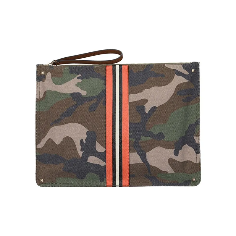 Valentino Cotton Handbag Clutches Men's Camouflage-0