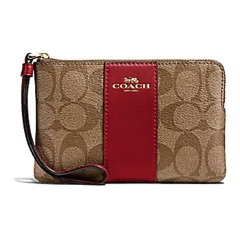 COACH Corner Zip Card Holders