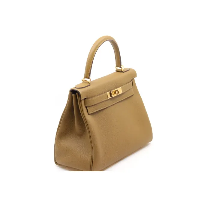 HERMES Kelly Togo Calfskin Kelly Bag Handbags Women's U8 Bronze Dore Copper Gold-1